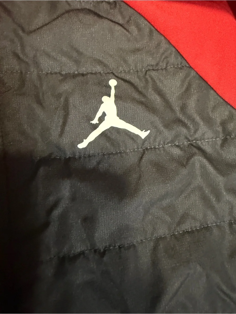 Nike Red & Black Jordan Zip-Up Hoodie